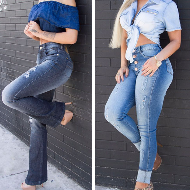 Aposte em silhuetas marcantes Moda Jeans - 7 tendências para usar em 2020
