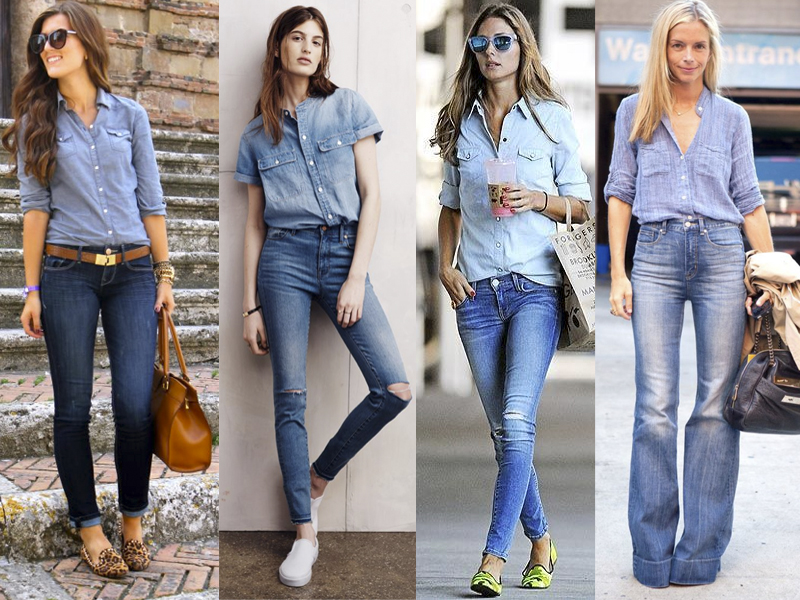 Look do dia – 5 dicas de como usar camisa jeans – Dicas de Moda